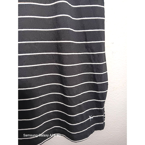 Danskin Now Athletic Sports Stripped Sleeveless Black Plus Siz 2X/18W Top Blouse - Picture 6 of 8